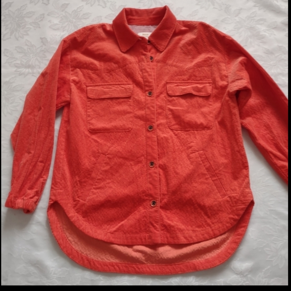Rare Maeve Anthropologie corduroy shirt shacket Jacket